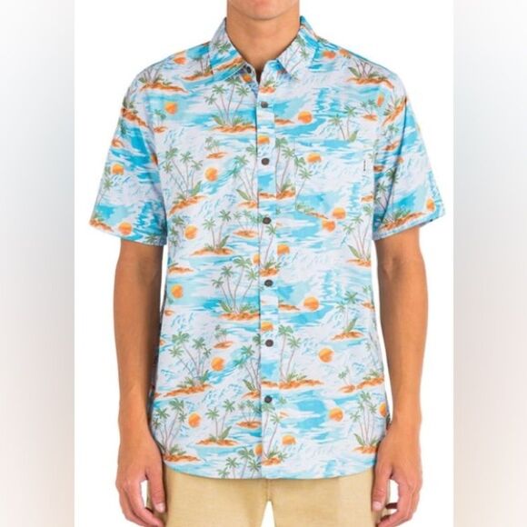 BOGO Hurley - Hawaiian Style Short Sleeve Shirt - size M - Picture 1 of 5